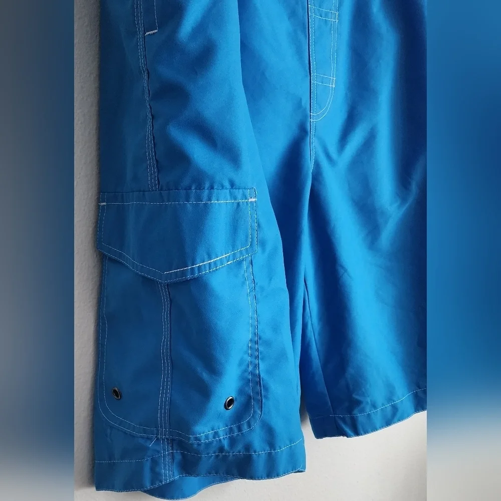 St John's Bay Men's Swim Trunck Elastic Drawstring Waist Pockets Sz 4XL (NWT)